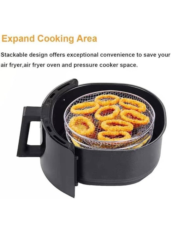 Stainless steel stand and holder for use inside a needle fryer with an oil strainer – a practical and high-quality tool for healthy cooking - Image 3